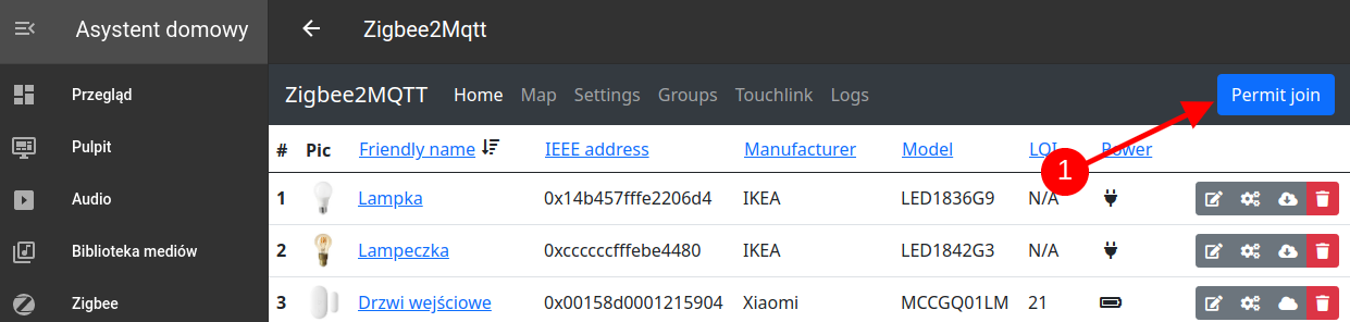 Zigbee integracja