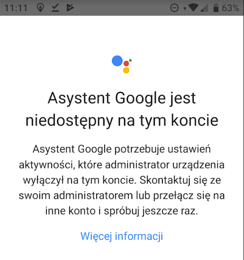 Konfiguracja Google Home