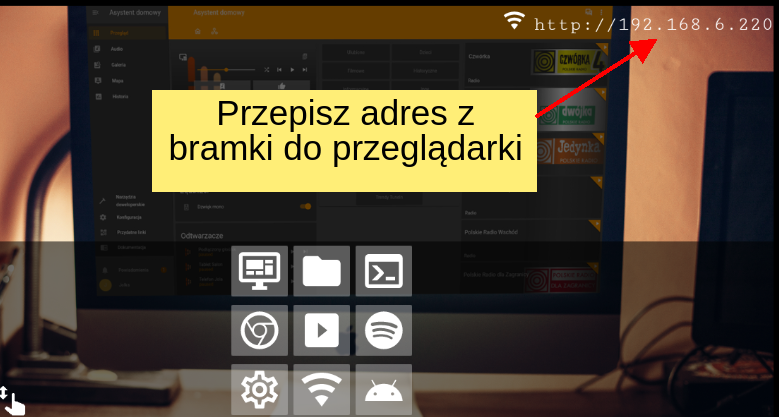 Sterowanie bez monitora